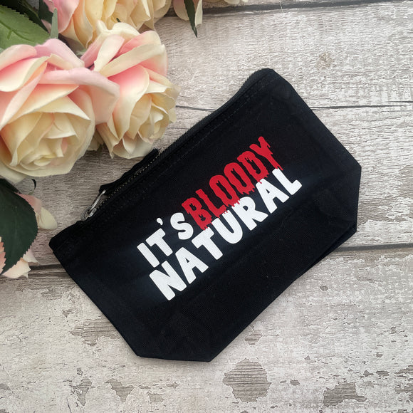 It's Bloody Natural  - Tampon, pad, sanitary bag / Period Pouch