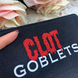 Clot Goblets - Tampon, pad, sanitary bag / Period Pouch