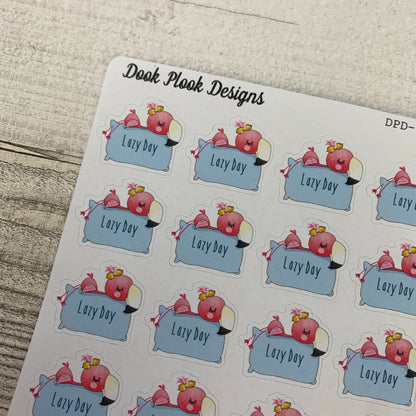 Lazy Day Frankie the FlamingoStickers (DPD1103)