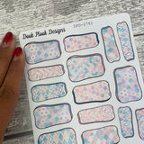 Farrah Hand drawn box stickers (DPD2761)