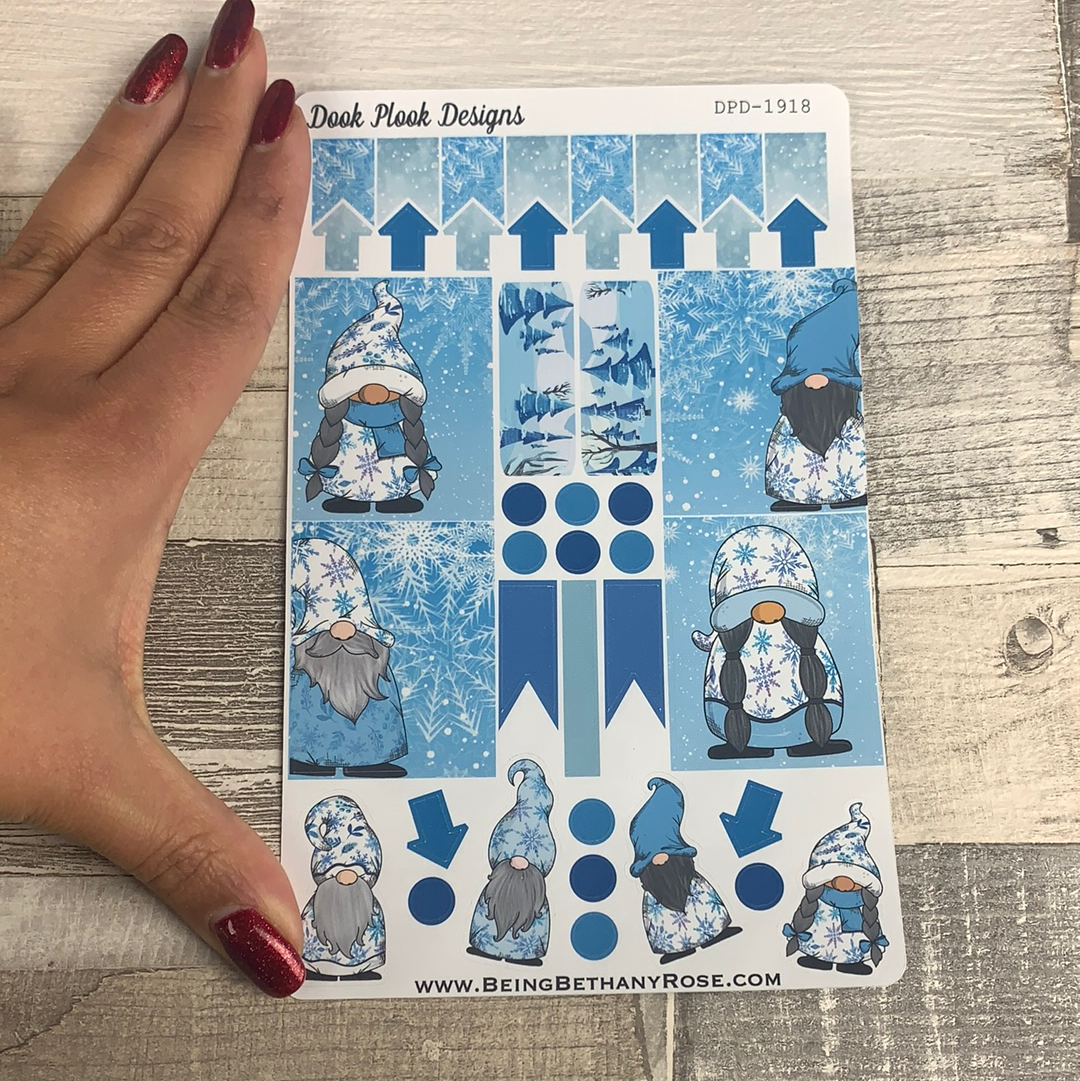 Snowflake gonk functional stickers  (DPD1918)