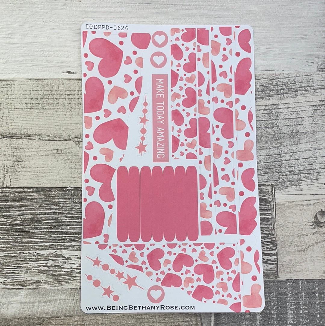 (0626) Passion Planner Daily Wave stickers - Juliet Valentines