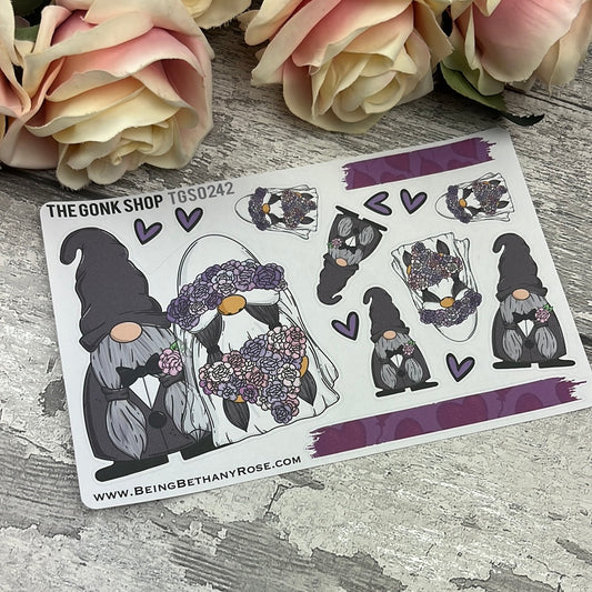 Cullen and Gretel Wedding Gonk Stickers (TGS0242)