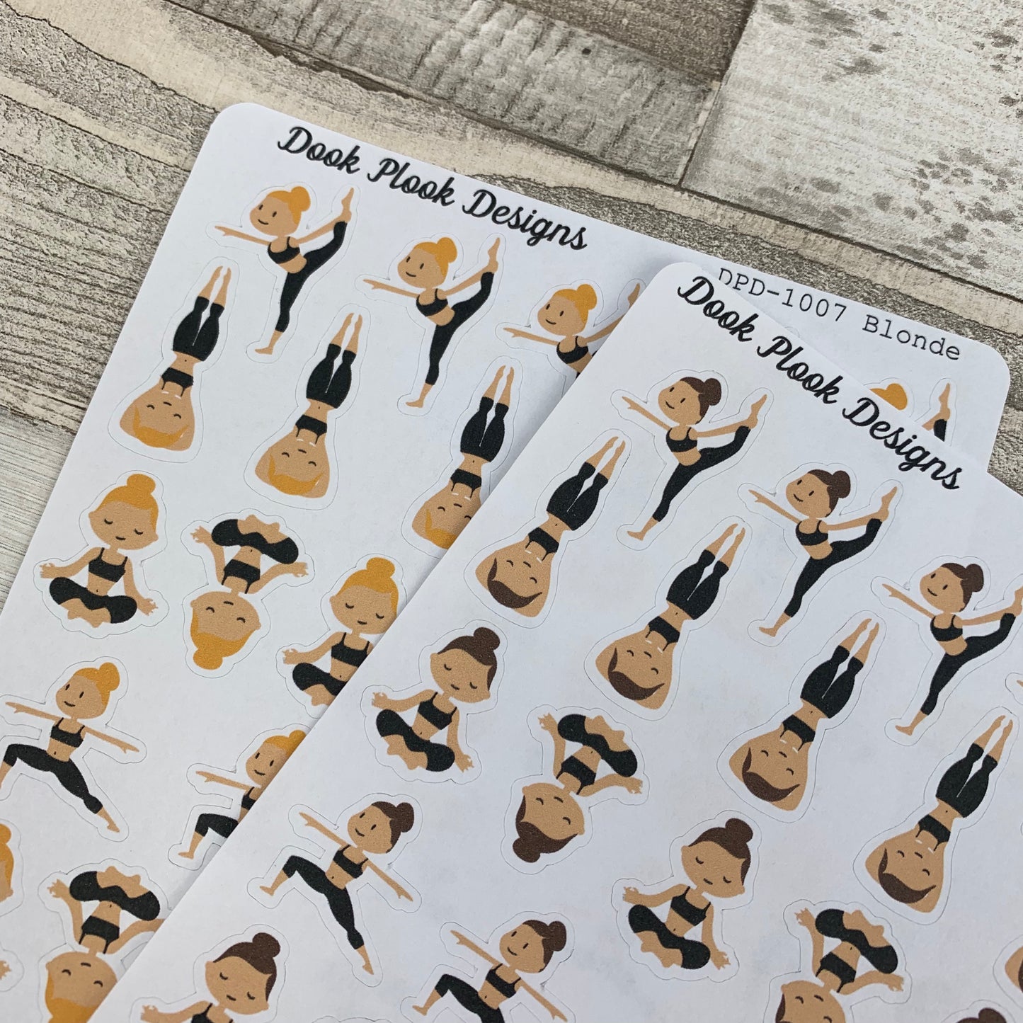 Yoga stickers (DPD1007)