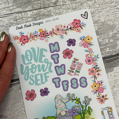 Florence flower Journal planner stickers (DPD2848)