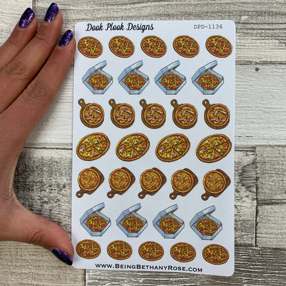 Pizza party stickers (DPD1136)