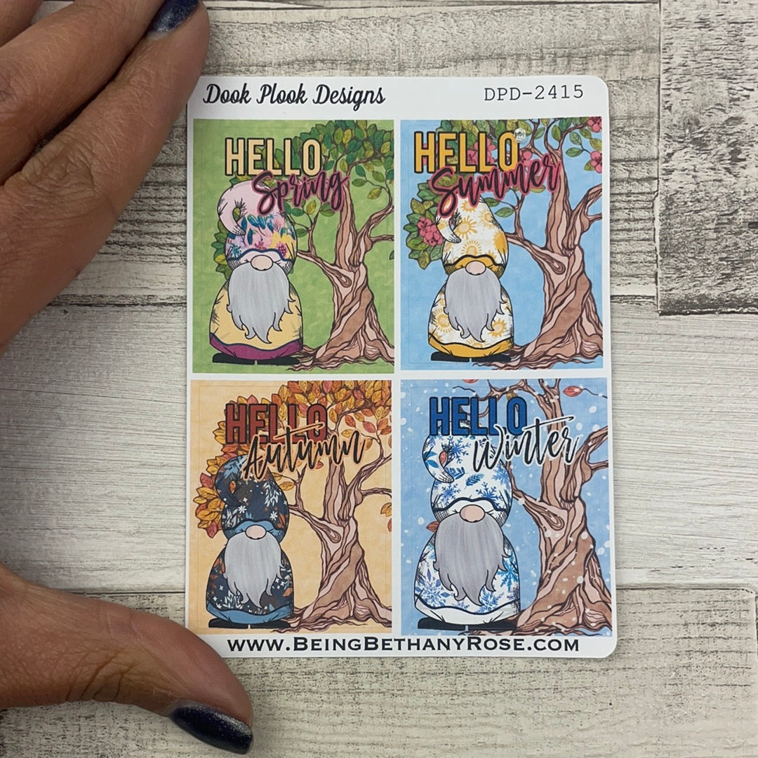 Hello Seasons full box stickers (DPD2415)