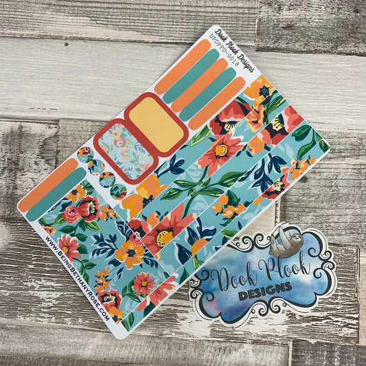 (0018) Passion Planner Daily stickers - Summer Bloom