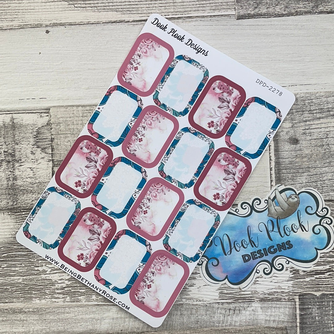 Rose Garden half box stickers (DPD2278)