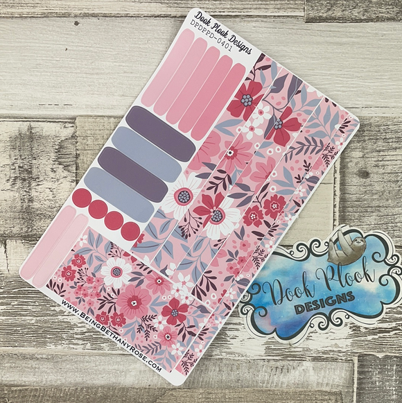 (0401) Passion Planner Daily stickers - Pink Blush