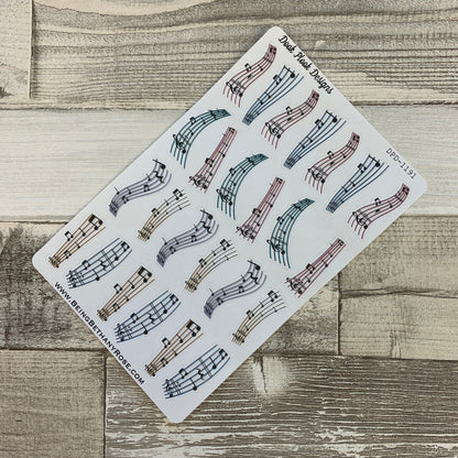 Music divider / header stickers  (DPD1191)