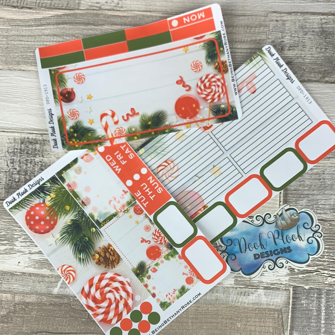Candy Cane Passion Planner Week Kit (DPD1913)