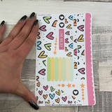 (0387) Passion Planner Daily Wave stickers - Bold Hearts