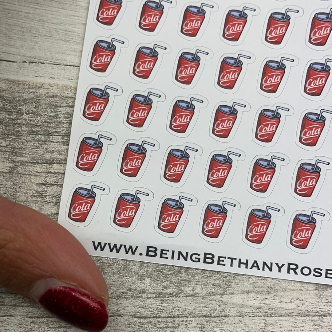 Coke / Soda / fizzy drink stickers  (DPD1187-88dink)