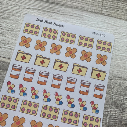 Medicine / plasters / Tablets stickers  (DPD800)