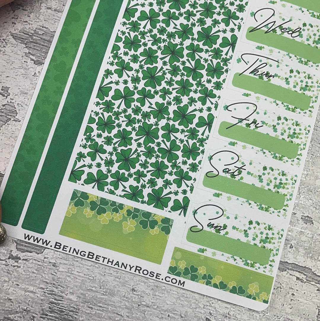 One sheet week planner stickers -  St Patricks Day (DPD2873)