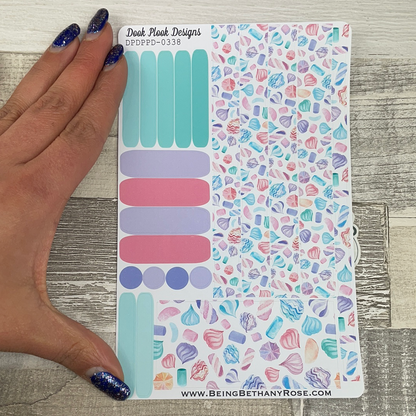 (0338) Passion Planner Daily stickers - candy swirl