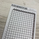 A year in pixels sticker bullet journal style (BNW25)