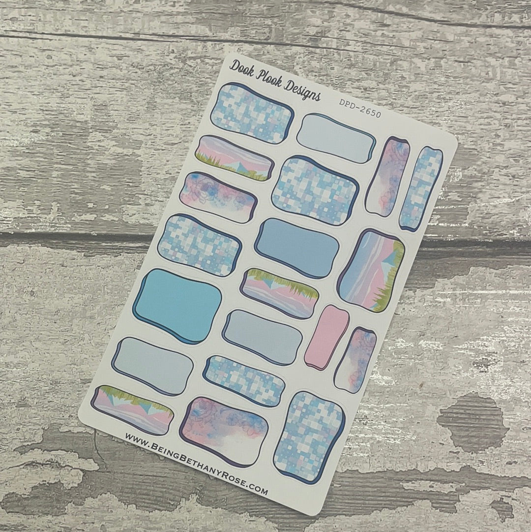 Peggy Hand drawn box stickers (DPD2650)