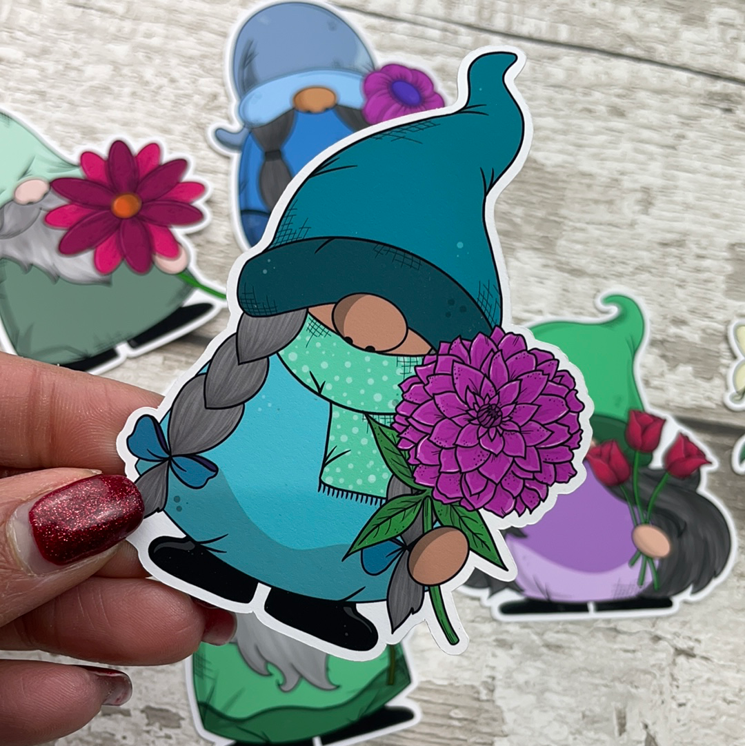 I'll bring you flowers Gonk Diecut (Chip)