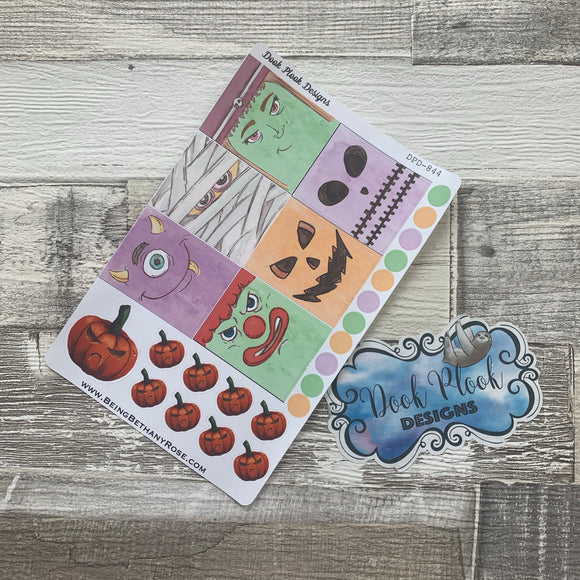 Halloween Full Box stickers for Erin Condren (DPD844)