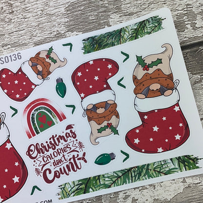 Christmas Stocking Hetty Gonk Stickers (TGS0139)