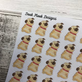 Pug stickers (DPD882)