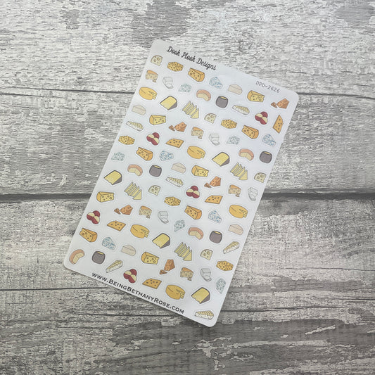 Small Cheese stickers (DPD2626)