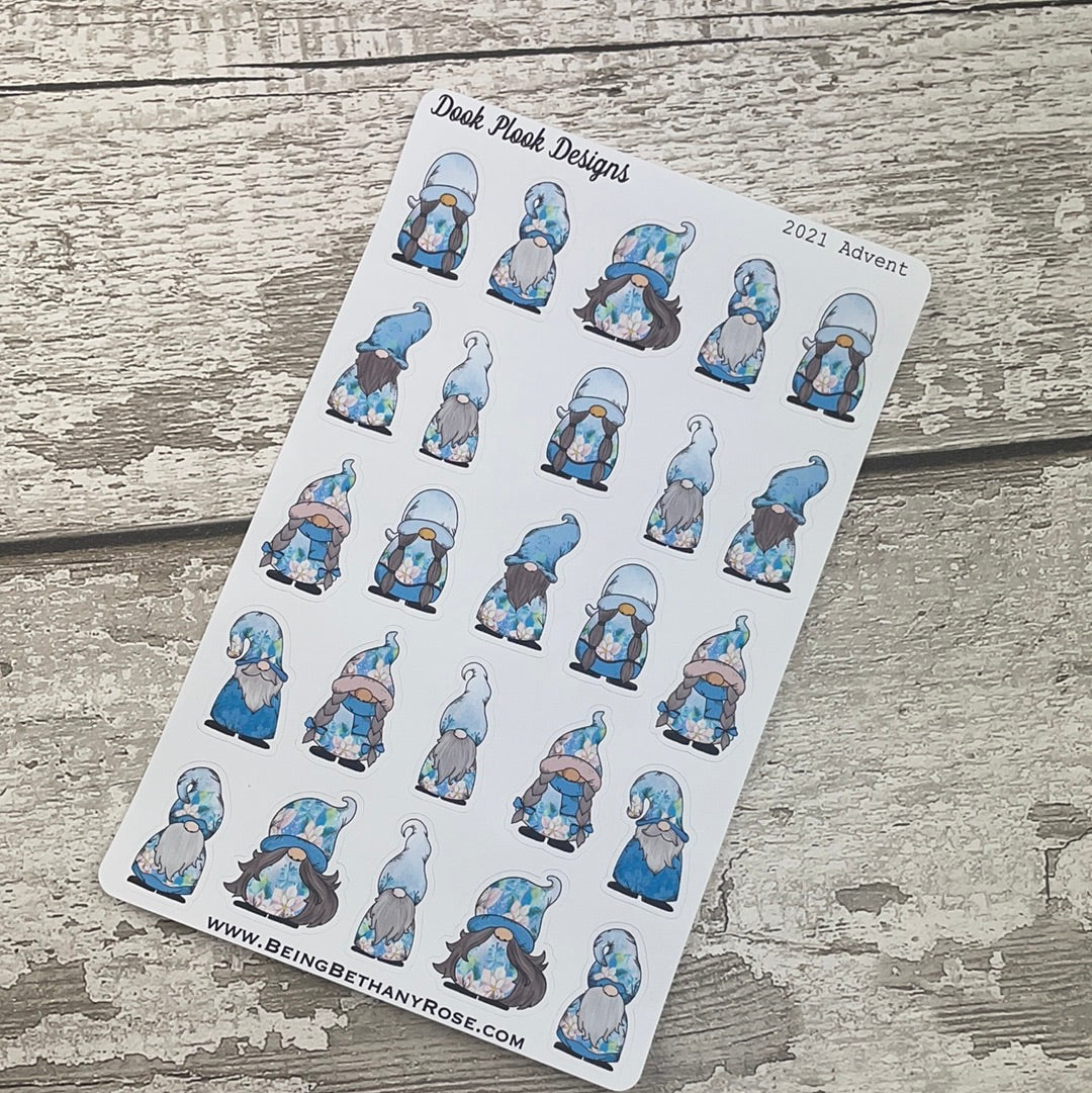 Sticker sheet - Advent gonk characters