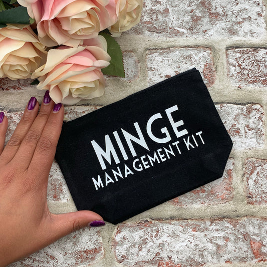 Minge Management Kit - Tampon, pad, sanitary bag / Period Pouch