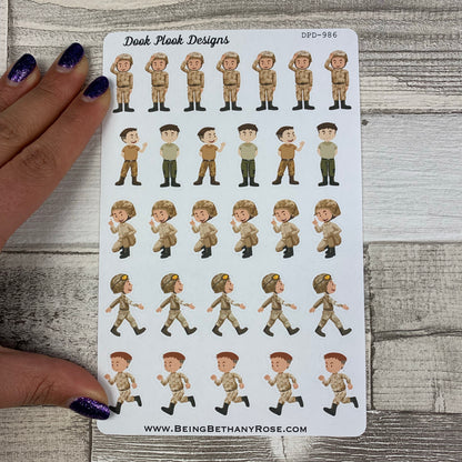 Soldier / Army Stickers (DPD986)