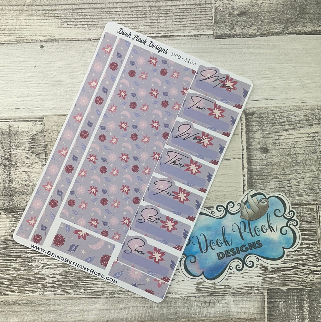 One sheet week planner stickers - Emily (DPD2463)