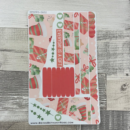 (0602) Passion Planner Daily Wave stickers - presents
