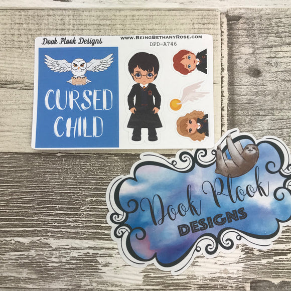 Cursed Child stickers (Small Sampler Size) A746