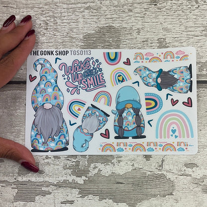 Delta's Rainbow Gregor Gonk Stickers (TGS0113)