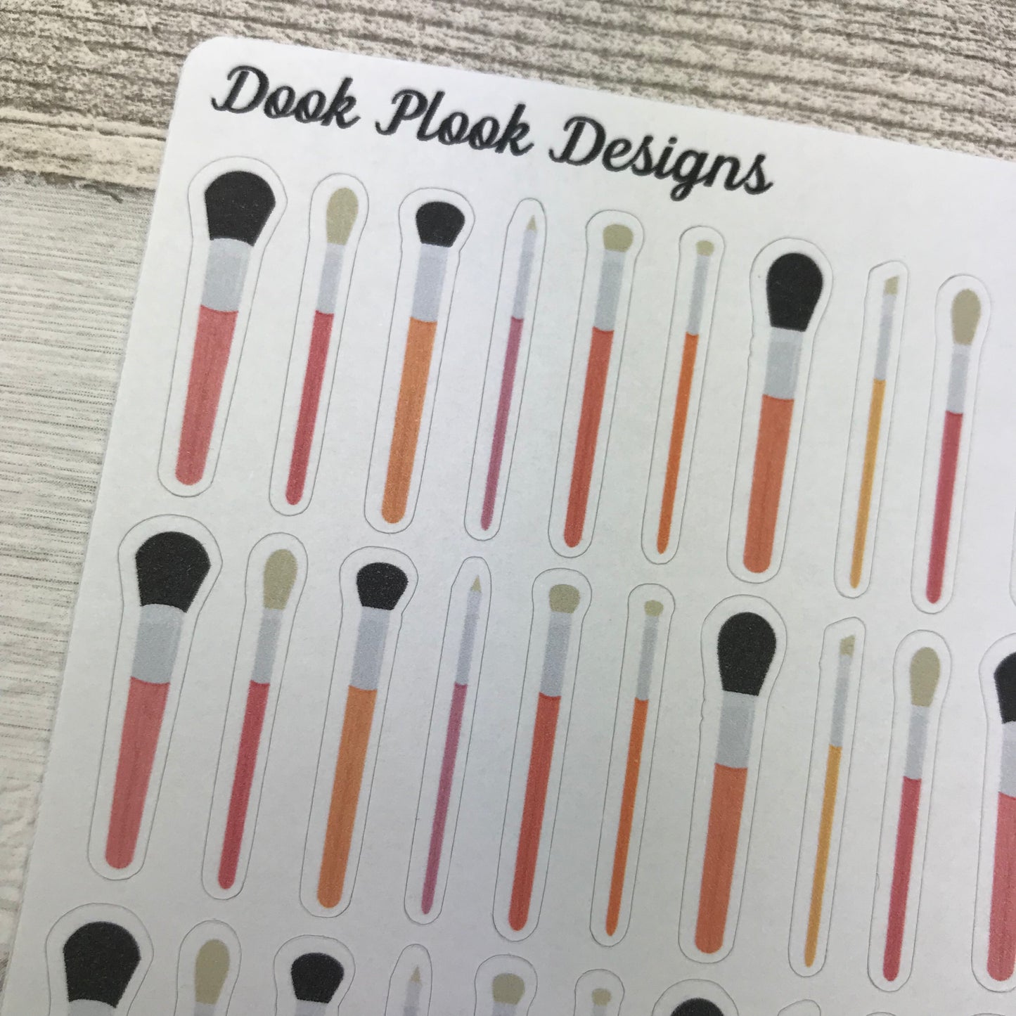 Make-up brush stickers (DPD367)