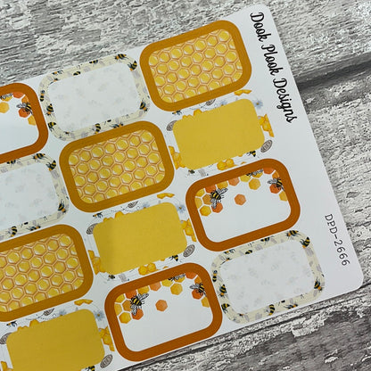 Belinda Bee half box stickers (DPD2666)