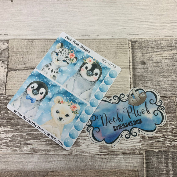 Winter animal full box stickers (DPD1510)