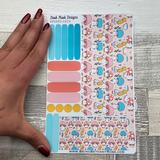 (0429) Passion Planner Daily stickers - Cute Shroom