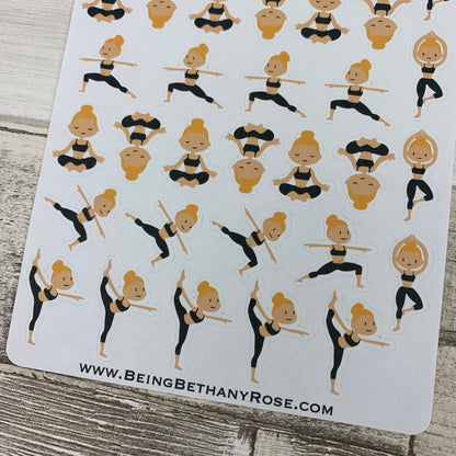 Yoga stickers (DPD1007)