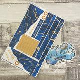 (0505) Passion Planner Daily Wave stickers - Marble Sky