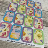 Easter half box stickers (DPD1637)