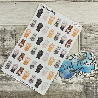 Animal Paw Stickers (DPD2062)