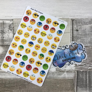 Emoji stickers for Erin Condren, Plum Paper, Filofax, Kikki K (DPD936)