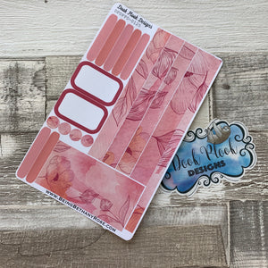(0125) Passion Planner Daily stickers - Watercolour Floral Pink