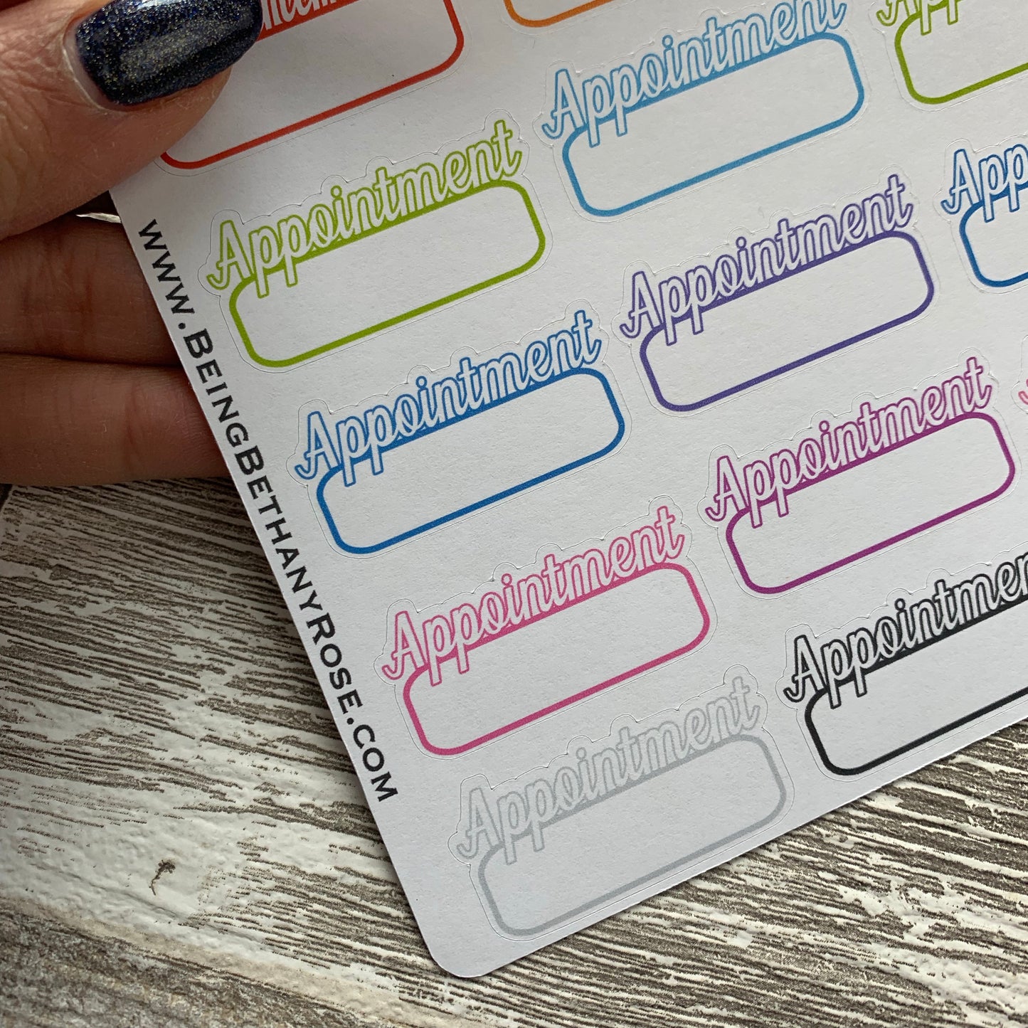 Appointment stickers  (DPD1131)