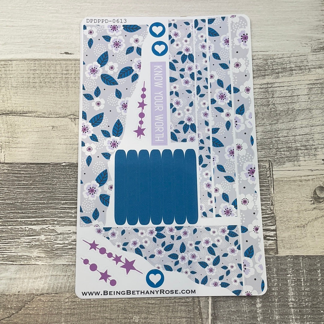 (0613) Passion Planner Daily Wave stickers - Elana