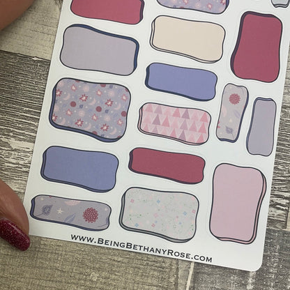 Emily Hand drawn box stickers (DPD2462)