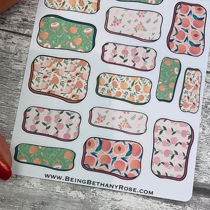 Peachy Cate Hand drawn box stickers (DPD2748)