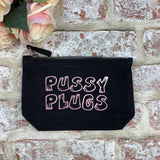 Pussy Plugs - Tampon, pad, sanitary bag / Period Pouch